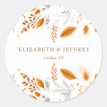 Casamento outono Elegante de Script Moderno do Ter