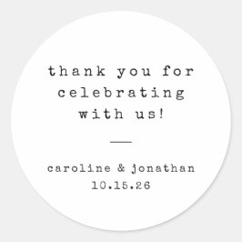 Adesivo Redondo Casamento Personalizado Da Máquina De Digitalizaçã