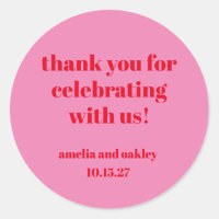 Casamento Personalizado Retrorna Vermelho Brilhant