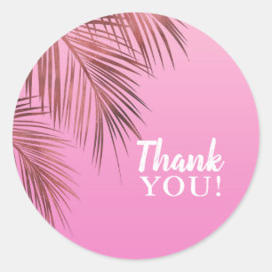 Adesivo Redondo Casamento Rosa Dourada Bronze Brisa das Bahamas