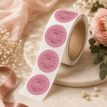 Casamento Rosa Poeira Minimalista