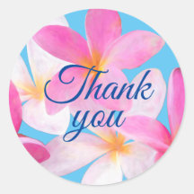 Casamento Rosa Tropical de Praia Obrigado