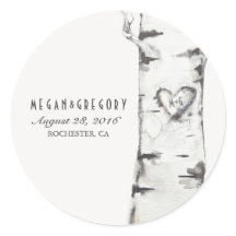 Casamento Russo Birch Heart