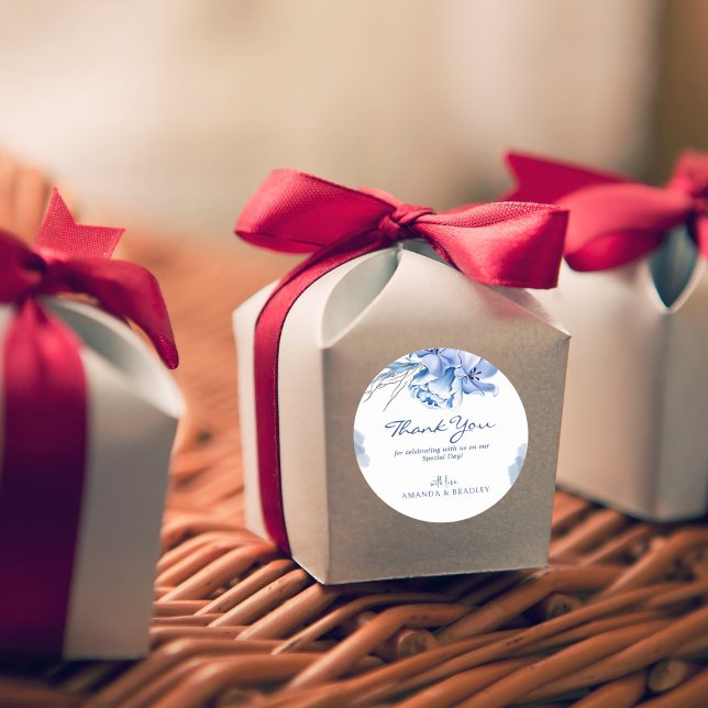 Adesivo Redondo Casamento Rústico Dourado com Brilhante Azul - Obr (Criador carregado)