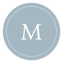 Casamento simples de monograma, minimalista e cinz