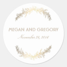 Casamento vintage Laurel Dourado