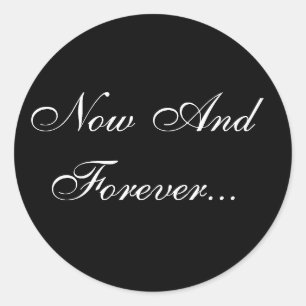 Adesivo Redondo Casamento Vows Envelope Selo