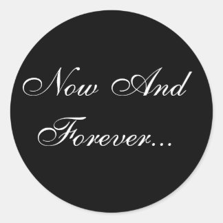 Adesivo Redondo Casamento Vows Envelope Selo