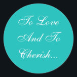 Adesivo Redondo Casamentos Convidam Robin Egg Blue<br><div class="desc">Robin Ovo Azul Casado Costeiro Robin Ovo Azul e White Invite Selos - Você mesmo se importa de examinar regularmente: quais são as alternativos dos adesivos de casamento USPS? Estes ousados e criados os vossos Na moda Robin Ovo Blue e White Envelopes são considerados como o acessório perfeito para o...</div>