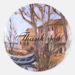 Adesivo Redondo casamentos de praia