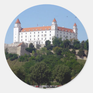 Adesivo Redondo castelo de Bratislava