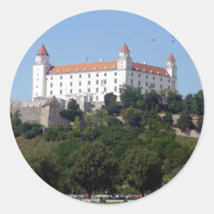Adesivo Redondo castelo de Bratislava
