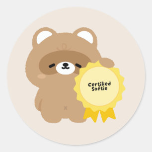 Adesivo Redondo Castor Sensível Certificado