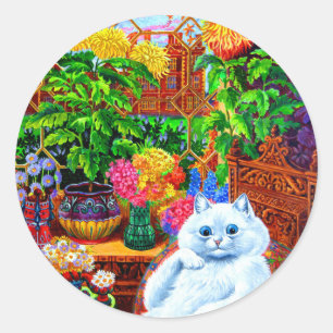 Adesivo Redondo Cat College Master