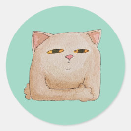 Adesivo Redondo Cat Control