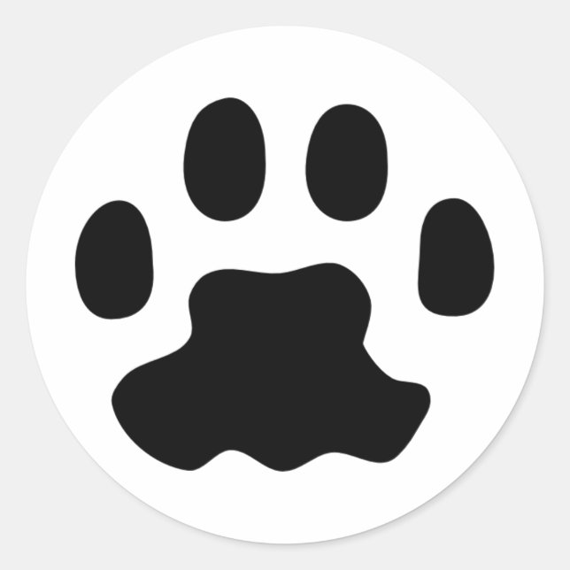 ADESIVO REDONDO CAT PAW (Frente)