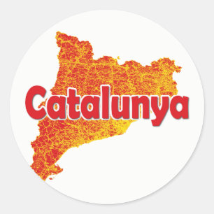 Adesivo Redondo Catalonia