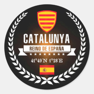 Adesivo Redondo Catalunya