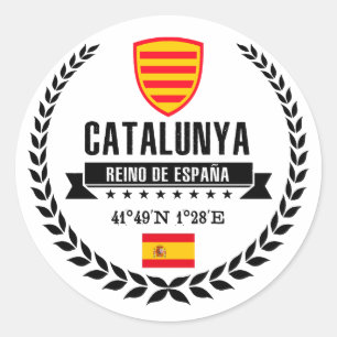 Adesivo Redondo Catalunya