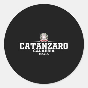 Adesivo Redondo Catanzaro Italia Itália