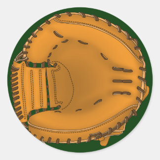 Adesivo Redondo catcher's mitt