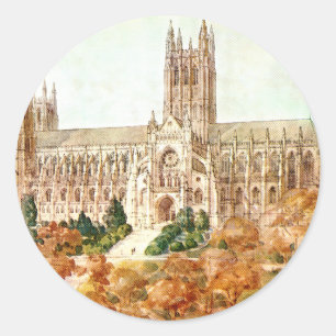 Adesivo Redondo Catedral da Igreja de São Pedro e São Paulo