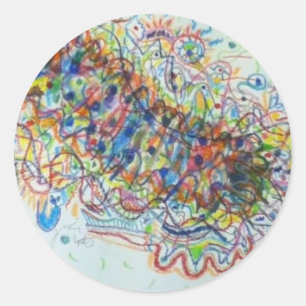 Adesivo Redondo Caterpillar