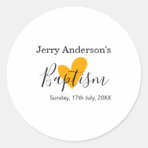 Catholic baptism kids modern simple QR minimal