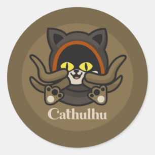Adesivo Redondo Cathulhu