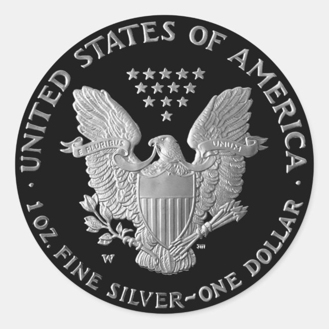 Adesivo Redondo Cauda do Dólar Liberty 2006 (Frente)