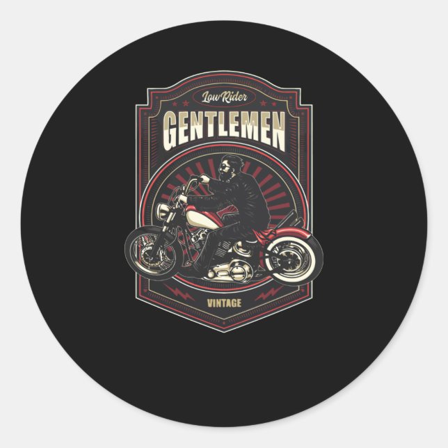 Adesivo Redondo Cavaleiro Baixo (Frente)