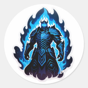 Adesivo Redondo Cavaleiro das Sombras da Frostfire – Edição Infern