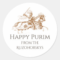 Cavaleiro em armadura brilhante Feliz Purim