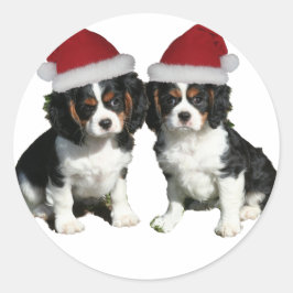 Adesivo Redondo Cavaleiros de Natal