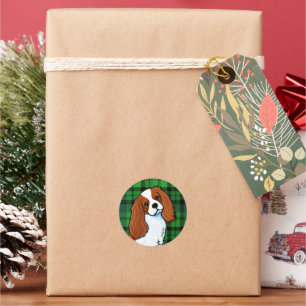 Adesivo Redondo Cavalier King Charles Spaniel Classic Round Sticke