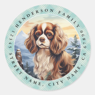 Adesivo Redondo Cavalier King Charles Spaniel Round Stickers