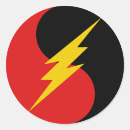 Adesivo Redondo Cavalo Escuro SCA