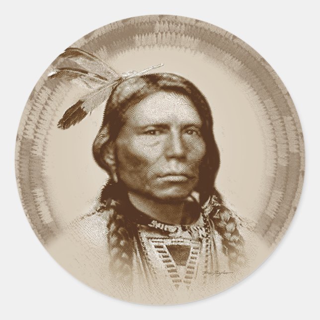 Adesivo Redondo Cavalo Louco (Frente)