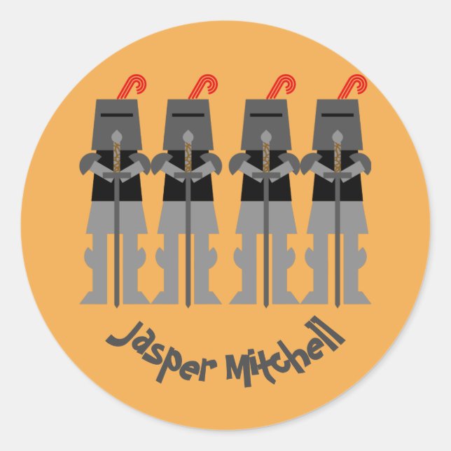 Adesivo Redondo Cavalos (Frente)