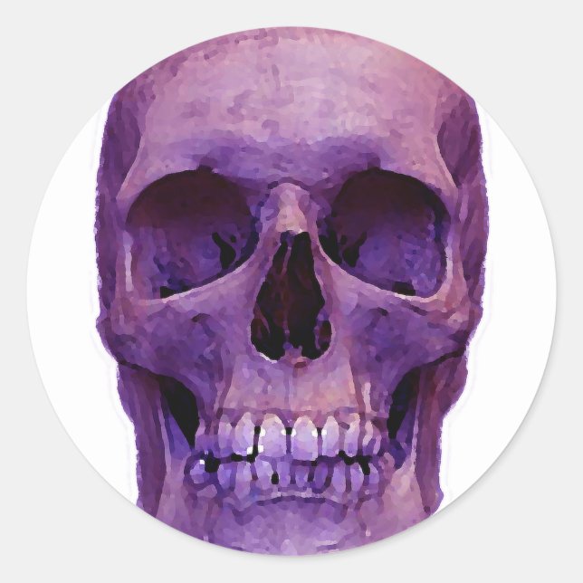 Adesivo Redondo Caveira (Frente)