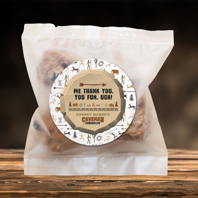 Adesivo Redondo Caveman Chronicles (Criador carregado)