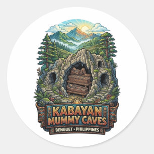 ADESIVO REDONDO CAVERNAS KABAYAN