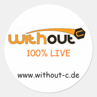 Adesivo Redondo CC$C bordador