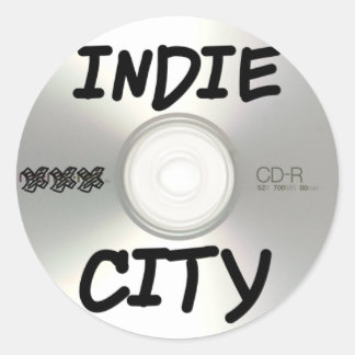 Adesivo Redondo CD Indie City