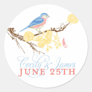 Adesivo Redondo Cecily & James Sticker