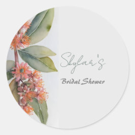 Adesivo Redondo Celebração das Flores de Gumnut