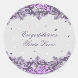 Adesivo Redondo Celebrações de festa de formatura