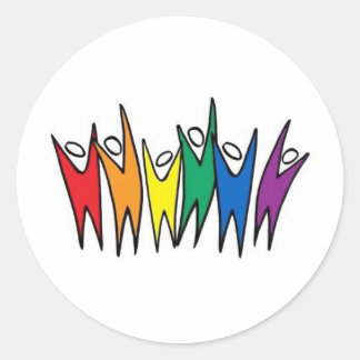 Adesivo Redondo Celebrar a DIversity