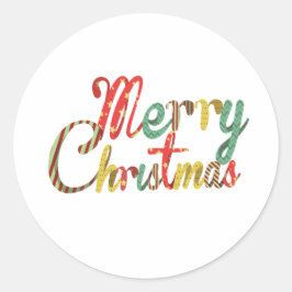 Adesivo Redondo Celebrar a magia do Natal