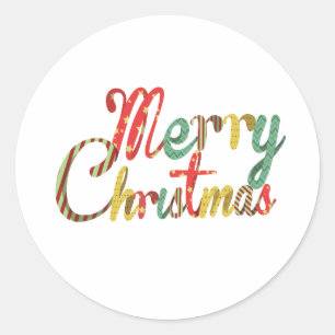 Adesivo Redondo Celebrar a magia do Natal